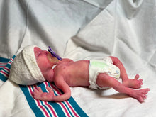 Load image into Gallery viewer, AVAILABLE Full body silicone baby girl crier 12&quot; ROOTED
