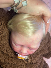 Load image into Gallery viewer, AVAILABLE silicone cuddle baby Harlow (sculpted by Lisa Sylvia), brought to life by Nadine Dolotova
