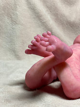Load image into Gallery viewer, CUSTOM Prototype full body Silicone premature baby doll Amelia (baby girl ) in soft blend with armatures
