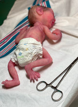 Load image into Gallery viewer, AVAILABLE Full body silicone baby girl crier 12&quot; ROOTED
