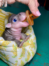 Load image into Gallery viewer, CUSTOM Full body silicone baby Hippo
