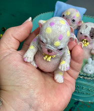 Load image into Gallery viewer, AVAILABLE PROTOTYPE silicone puppy Button in soft blend platinum cure silicone
