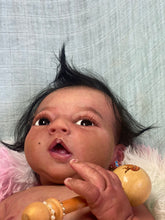 Load image into Gallery viewer, CUSTOM Full body silicone baby girl Zinzi with armatures &amp; HAIR
