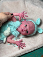 Load image into Gallery viewer, CUSTOM Prototype full body Silicone premature baby doll Amelia (baby girl ) in soft blend with armatures
