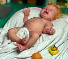 Load image into Gallery viewer, AVAILABLE full body silicone baby girl Maria First Cry
