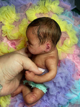 Load image into Gallery viewer, AVAILABLE full body silicone mini kit Paris  10.5” in soft blend with HAIR
