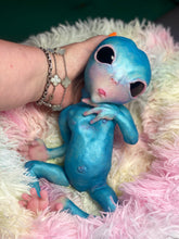 Load image into Gallery viewer, CUSTOM BLUE Full body silicone fantasy alien baby (girl/ boy/ non gender)

