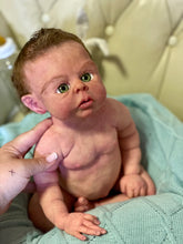 Load image into Gallery viewer, AVAILABLE Full body silicone baby boy Ryan in soft blend
