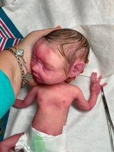 Load image into Gallery viewer, AVAILABLE Full body silicone baby girl crier 12&quot; ROOTED
