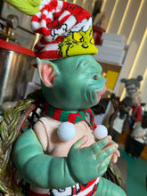 Load image into Gallery viewer, AVAILABLE Reborn fantasy vinyl baby Ozzy by Nadine Dolotova (Grinch / Werewolf / Elf inspired)
