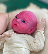 Load image into Gallery viewer, CUSTOM PROTOTYPE silicone cuddle baby Amelia in soft blend (including non gender silicone tummy plate)
