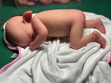 Load image into Gallery viewer, AVAILABLE full body silicone baby fairy LILA in soft blend BALD
