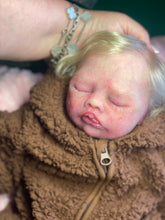Load image into Gallery viewer, AVAILABLE silicone cuddle baby Harlow (sculpted by Lisa Sylvia), brought to life by Nadine Dolotova
