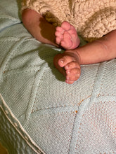 Load image into Gallery viewer, AVAILABLE Full body silicone baby boy Blu’ with armatures WITH HAIR
