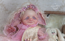 Load image into Gallery viewer, BLANK vinyl kit Bluebell by Viviane Aleluia (includes: vinyl head, full limbs, non gender belly plate, fabric body &amp; SHIPPING)
