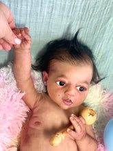Load image into Gallery viewer, CUSTOM Full body silicone baby girl Zinzi with armatures &amp; HAIR
