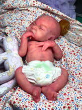 Load image into Gallery viewer, CUSTOM BOO BOO full body silicone kit Amari sleeping in SUPER soft blend
