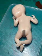 Load image into Gallery viewer, Custom Blank (unpainted) full body silicone mini kit Sallie (baby girl ) in soft blend
