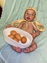 Load image into Gallery viewer, AVAILABLE Full body silicone baby boy Blu’ with armatures WITH HAIR
