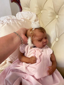 AVAILABLE Prototype partial silicone baby Wendy  18” in soft blend #1