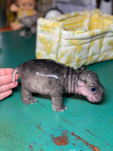 Load image into Gallery viewer, CUSTOM Full body silicone baby Hippo
