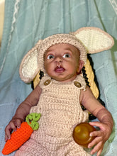 Load image into Gallery viewer, AVAILABLE Full body silicone baby boy Blu’ with armatures WITH HAIR
