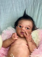 Load image into Gallery viewer, CUSTOM Full body silicone baby girl Zinzi with armatures &amp; HAIR
