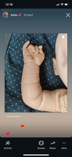 Load image into Gallery viewer, BLANK vinyl kit Kaito by Irina Kodrashova (includes: vinyl head, full limbs &amp; fabric body, COA &amp; SHIPPING)
