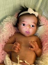 Load image into Gallery viewer, CUSTOM Full body silicone baby girl Zinzi with armatures &amp; HAIR
