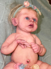 Load image into Gallery viewer, AVAILABLE Full body silicone baby girl Rihanna in soft blend
