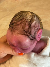 Load image into Gallery viewer, CUSTOM Full body silicone baby boy crier 12&quot; ROOTED
