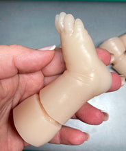 Load image into Gallery viewer, CUSTOM BLANK 1/4 silicone limbs from Wendy kit by Viviane Aleluia (includes: 1/4 silicone limbs only)
