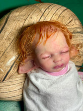 Load image into Gallery viewer, AVAILABLE full body silicone baby fairy LILA in soft blend WITH HAIR
