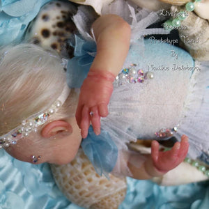 Reborn fantasy vinyl kit Tarni the mermaid by Nadine Dolotova