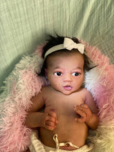 Load image into Gallery viewer, CUSTOM Full body silicone baby girl Zinzi with armatures &amp; HAIR
