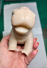 Load image into Gallery viewer, CUSTOM BLANK silicone baby HIPPO kit in soft blend platinum cure silicone
