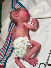 Load image into Gallery viewer, AVAILABLE Full body silicone baby girl crier 12&quot; ROOTED
