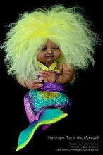 Load image into Gallery viewer, Reborn fantasy vinyl kit Tarni the mermaid by Nadine Dolotova
