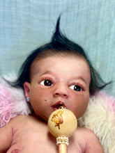 Load image into Gallery viewer, CUSTOM Full body silicone baby girl Zinzi with armatures &amp; HAIR
