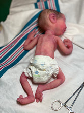 Load image into Gallery viewer, AVAILABLE Full body silicone baby girl crier 12&quot; ROOTED
