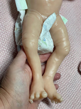 Load image into Gallery viewer, Custom Blank (unpainted) full body silicone premature baby girl kit Amelia (baby girl ) in soft blend
