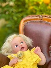 Load image into Gallery viewer, AVAILABLE Full body silicone baby girl Tweety in soft blend
