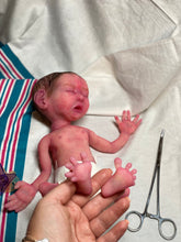 Load image into Gallery viewer, AVAILABLE Full body silicone baby girl crier 12&quot; ROOTED
