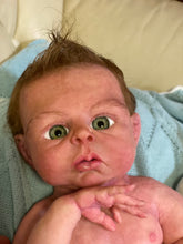 Load image into Gallery viewer, AVAILABLE Full body silicone baby boy Ryan in soft blend
