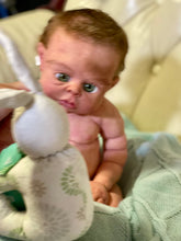 Load image into Gallery viewer, AVAILABLE Full body silicone baby boy Ryan in soft blend

