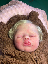 Load image into Gallery viewer, AVAILABLE silicone cuddle baby Harlow (sculpted by Lisa Sylvia), brought to life by Nadine Dolotova
