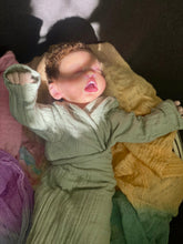 Load image into Gallery viewer, AVAILABLE PROTOTYPE silicone cuddle baby doll Romy soft blend platinum cure silicone WITH HAIR
