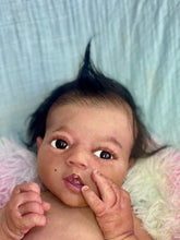 Load image into Gallery viewer, CUSTOM Full body silicone baby girl Zinzi with armatures &amp; HAIR

