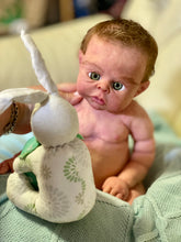 Load image into Gallery viewer, AVAILABLE Full body silicone baby boy Ryan in soft blend

