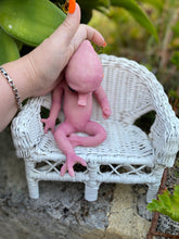 Load image into Gallery viewer, AVAILABLE PROTOTYPE Full body silicone mini baby Alien #3 in super soft blend 11”
